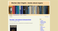 Desktop Screenshot of orgelbuch.walcker.com