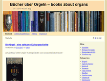 Tablet Screenshot of orgelbuch.walcker.com